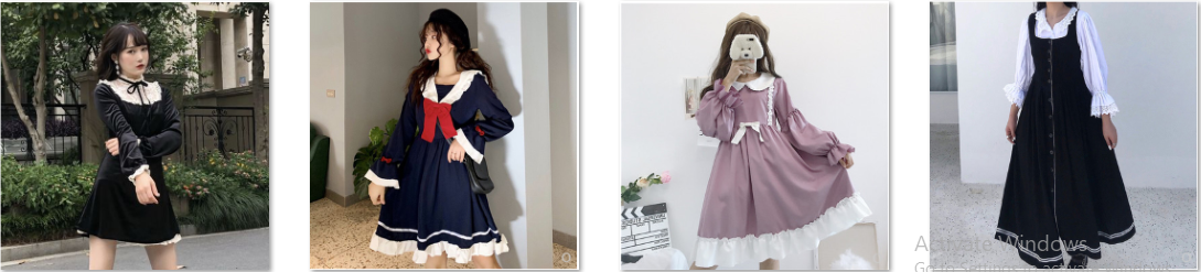 Những mẫu váy thu đông phong cách Nhật Bản đảm bảo đắt hàng